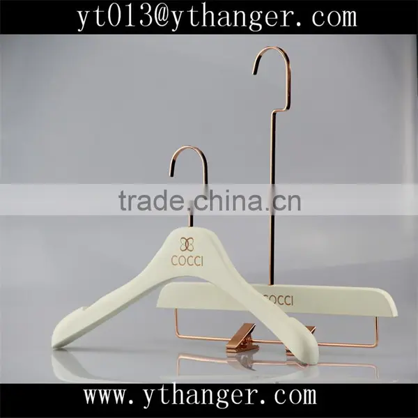 CY-662 Provide Best Sell Garment Wooden Clothes Hanger With Trousers Hanger photo-6