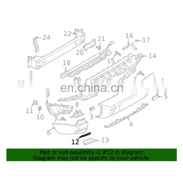 OEM LR129798 LR129797 Rear Bumper Small Bracket Moulding for Land Rover New Defender photo-3
