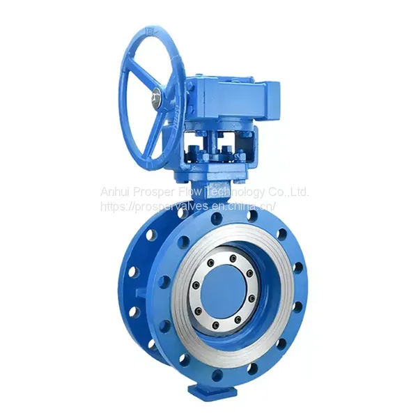 Triple Eccentric Offset Metal Seated Motorized Butterfly Valves