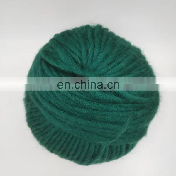 Wholesale Cheap Wool Yarn for Knitting Carpet 8mm Thick Super Chunky Merino Wool Yarn Ready for Shipping photo-5