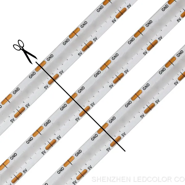 FCOB Linear RGB Light Addressable RGB Led Strip 1008LEDs/m COB LED Strips Light SK6805 LC8805 Dream Color 256 Gray Scale photo-5