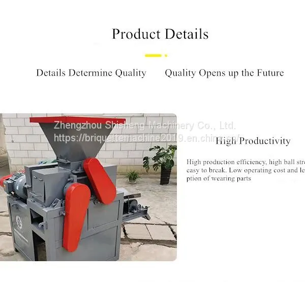 Pillow Charcoal Briquette Press photo-3