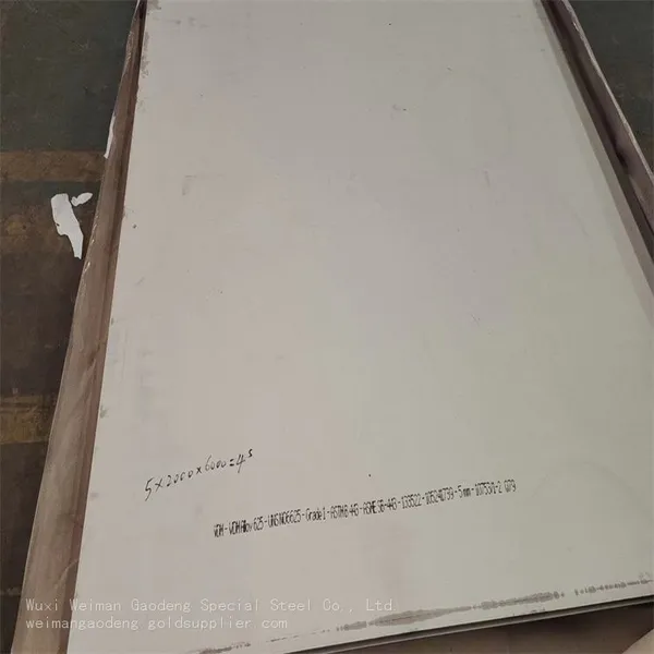 UNS N10001 UNS N10665 Stainless Steel Plate 4mm Hot Rolled Rust Proof Construction Building Plate photo-1