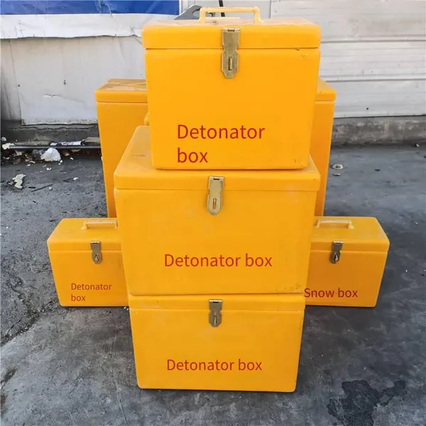 Copper Lock Explosive Box, Made of Fiberglass, Underground Insulated Gunpowder Box, Hand-held Detonator Box photo-5