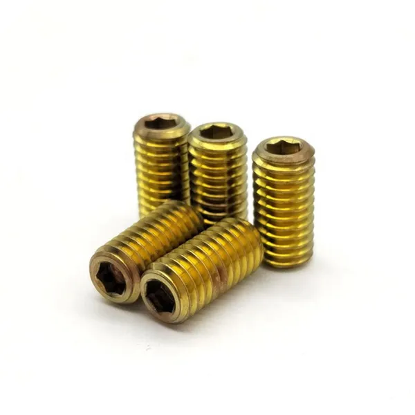 M2X6 Stainless Steel DIN 916 Hex Socket Head Grub Set Screw Bolt photo-3