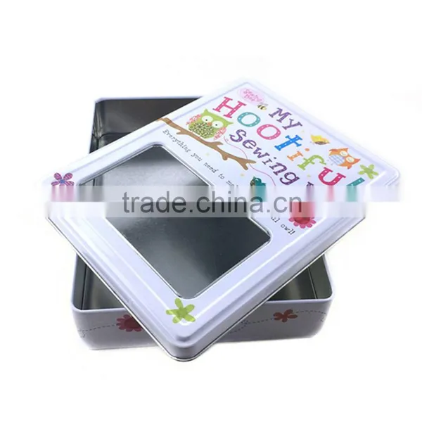 Window Tin Gift Box,tin Case Box,tin Boxes Christmas photo-2
