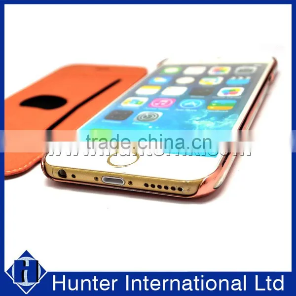Electroplate Rose Gold Wallet Case For Iphone6S photo-4