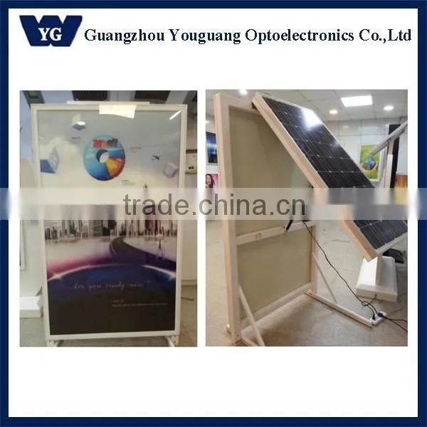 2014 NEW Single Side Solar LED Outdoor Light Box Sign