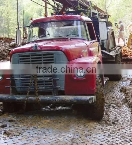 HDPE Temporary Bog Mats / Antislip Surface Event Flooring Mat For Truck / Construction Road Mat photo-4