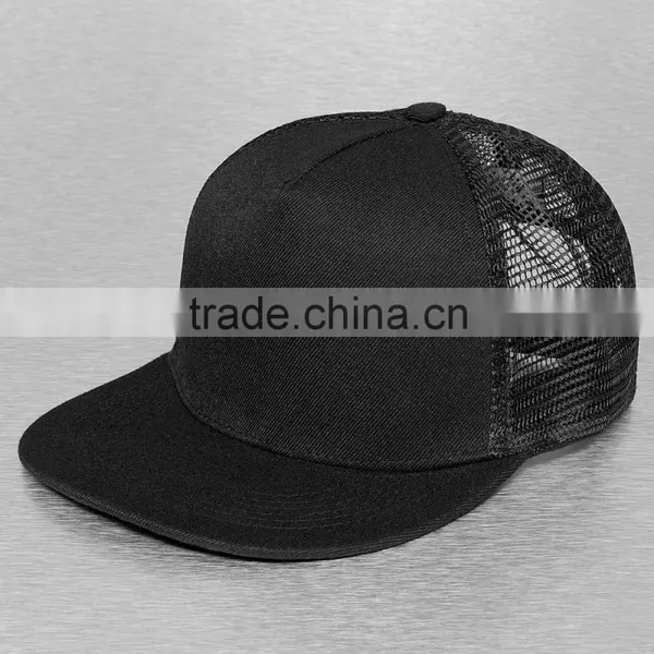 New Arrival Sunshine Color Blank Snapback Trucker Mesh Cap With Plastic Closure photo-6