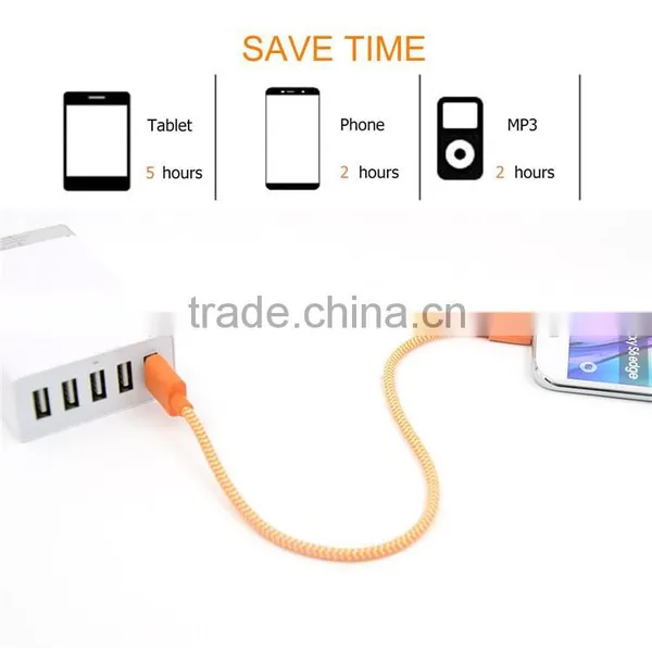Angled Micro USB 2.0 Sync Charge Data Cable for Android photo-6