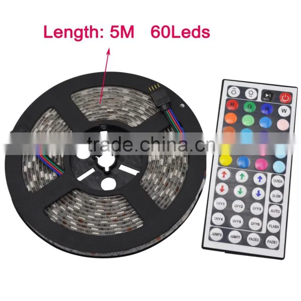 RGB LED Battery Powered Flexible Strip Light Smd5050 photo-3