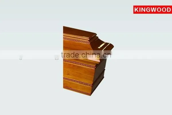 ITALIAN Cheapest Coffin Yuanfeng Wood Ataudes photo-3
