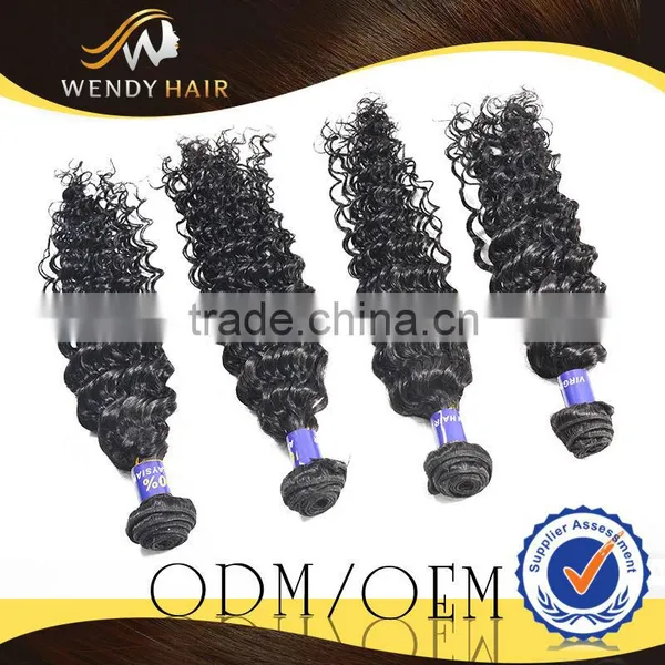 Natural Black Color Afro Curly Remy Malaysian Human Hair Extension photo-4