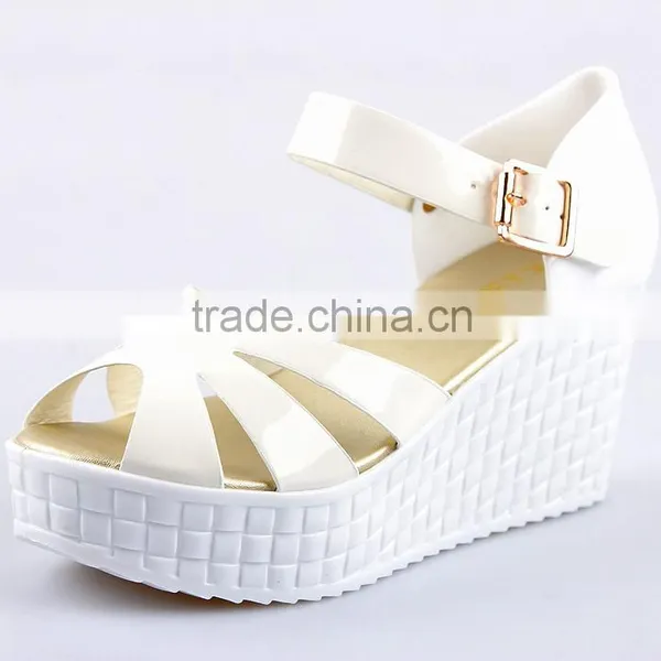 Newest Design 2016 Summer Pvc Upper Jelly Sandals Dress Shoes Orange Sandals From Chictrend Melissa Sandals photo-2