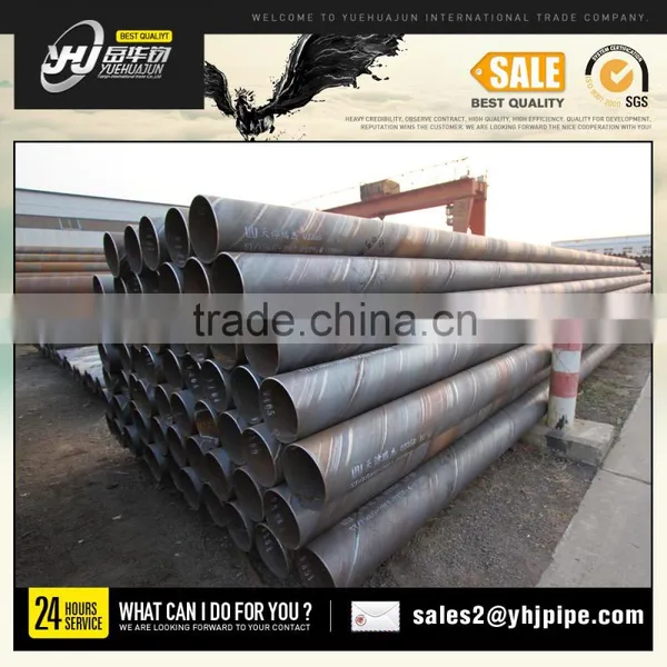 SSAW Pipe Producing Mill Spiral Pipe LineSAW FARM IRRIGATION PIPE WITH GOOD PRICE3 to 12m Length, API 5L OIL /GAS PIPE LINE /SPI