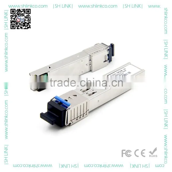 WDM 1000Base SM 1.25G 40km SFP Transceiver Bidirectional Optical Module photo-2