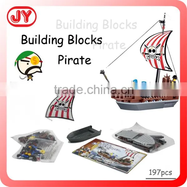 3D Puzzle Game Model Sail Boat Intelligence Block Toy