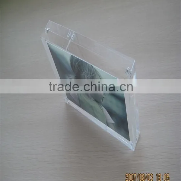 Cuboid Acrylic Picture Transparent Photo Frame for Sale photo-2