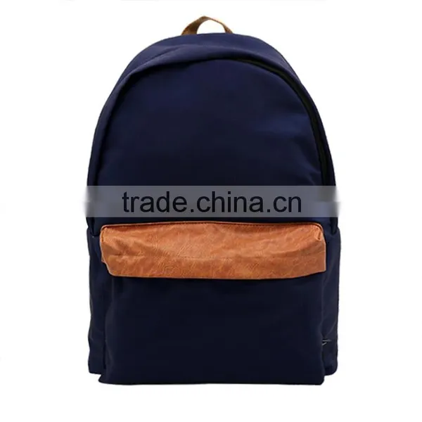 Canvas Polyester Leisure Backpack Bag 30-40L Capacity Daily Using Backpack photo-2