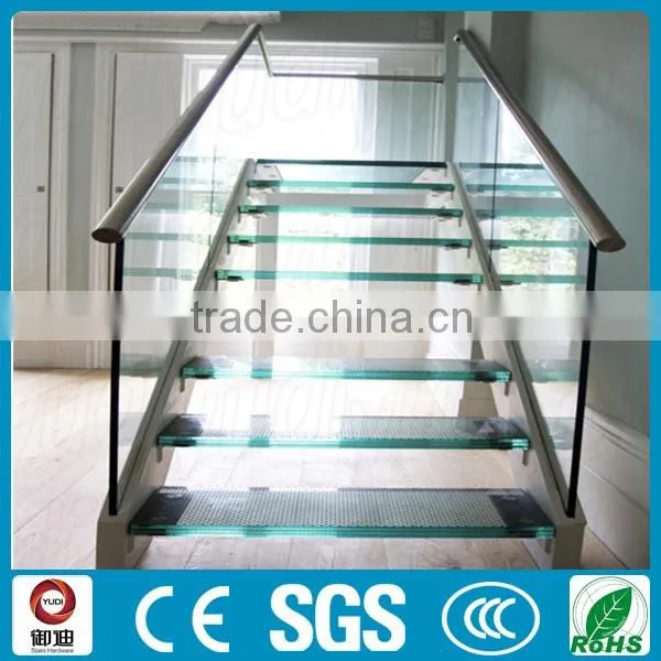 Decorative Modern Indoor Stainless Steel Glass Stairs Supplier's Choice photo-4