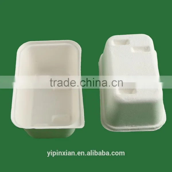 Dongguan Factory Supplier 100% Biodegradable Recycle White Compressed Molded Pulp Packaging photo-4