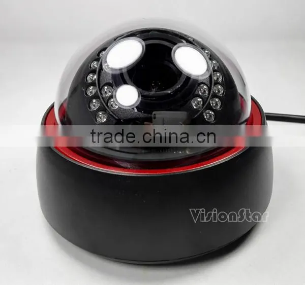 Day/Night Indoor Dome Camera Sony Effio-A 800tvl 2.8-12mm Manual Zoom Lens With OSD Menu Plastic Cover Cctv Dome ir Camera photo-3