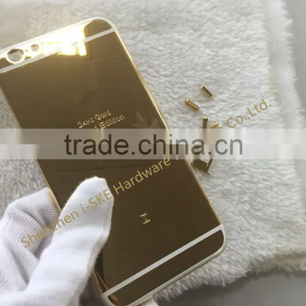 24kt Gold Housing Replacement For IPhone 6s Back Housing Cover photo-4