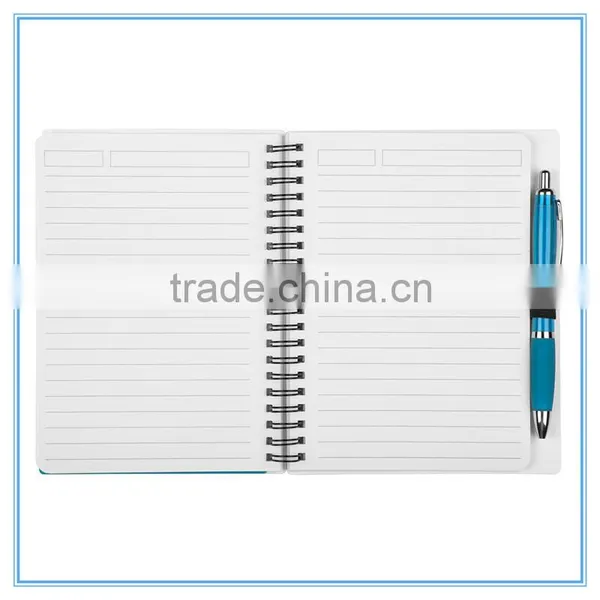 Plastic Cheap Custom Printing Notebook for School Office Promotion photo-6