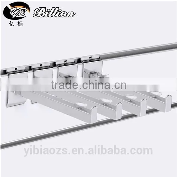 Display Wire Hanging Hook Slatwall Metal Euro Hooks photo-4