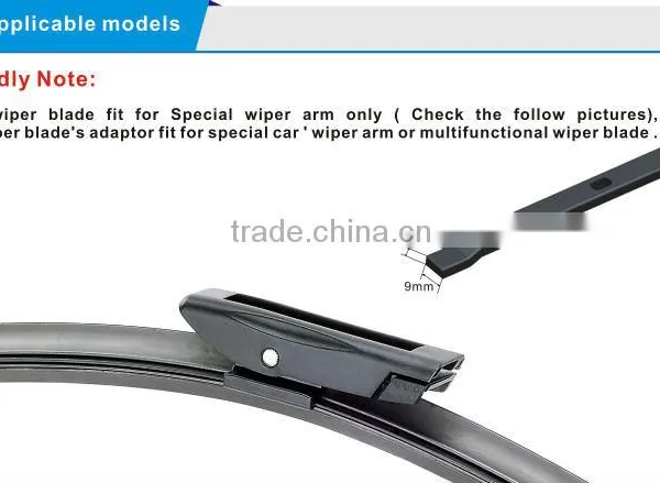 S550 24 Inch Soft Windshield Car Wiper Blades photo-2