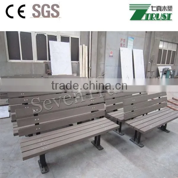 Outdoor Wood Plastic Composite Bench, Waterproof Composite Bench photo-3