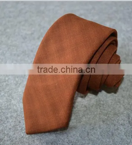 Checked 100% Plain Cotton Ties Business Wedding Party Ties photo-5