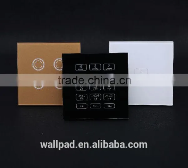 Hot Sale Wallpad White Glass LED Light Phone App Wireless 4 Gang 2/3 Way WIFI Remote and Touch Dimming Dimmer Wall Light Switch Quality Choice photo-2