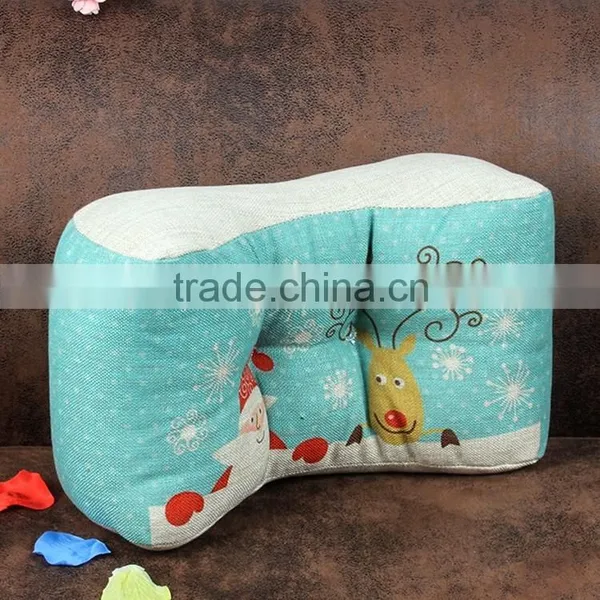 2015 New Lovely Santa Claus and Milu Deer Waist Cushion Cover Office Pillow photo-2