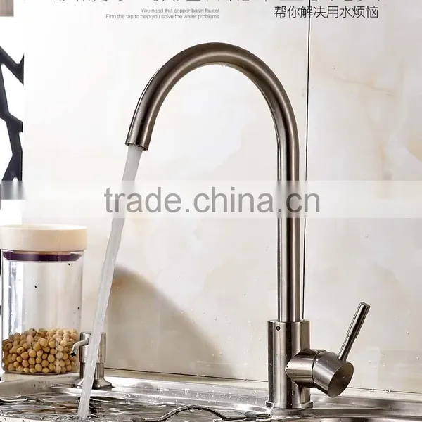 Newest Design Stainless Stell 304 High Quality Cheap Flexible Kitchen Faucet photo-3