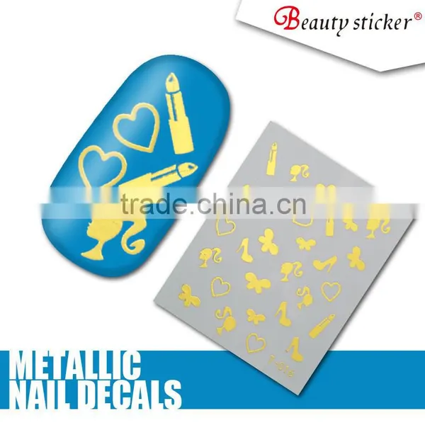 Beauty Sticker Water Transfer Nail Decals Custom Wholesale Decorative Sofa Nail Art Stickers