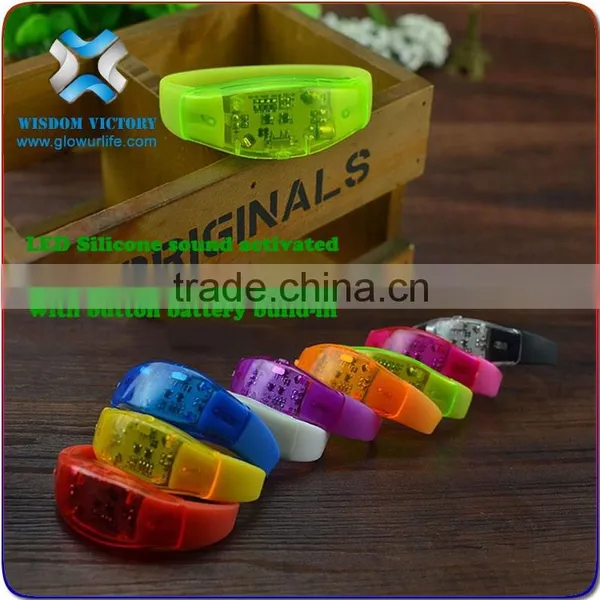 2016 Hot Selling LED Lighted Bracelet For Event,sound Activated Led Bracelet photo-5