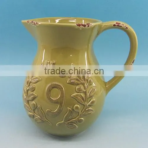 2016 Hot Sale Embossed Ceramic Mug ,ceramic Emboss Mug Wholesale photo-4