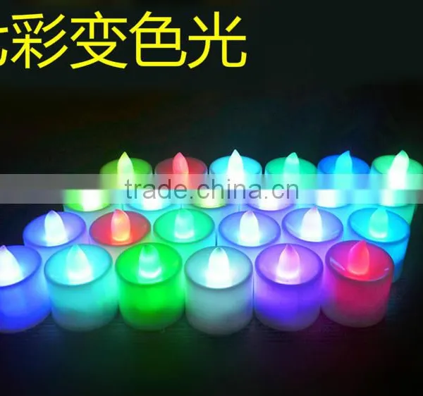 TTA-09 Led Flameless Color Changing Flickering Tealight Candles Battery Operated candles