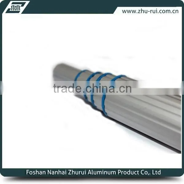Anodized Silver Color Alminium 6063 T5 Pipe Five Sections Extendable Pole for Cleaning House Supplier's Choice photo-3