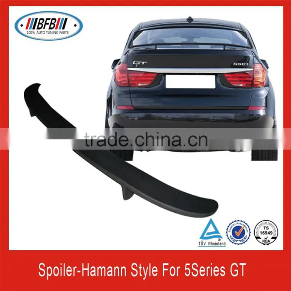 FOR BMW 2009-2012 carbon fiber rear trunk spoiler gt wing HM Style 5 series