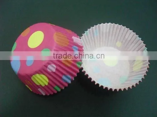 Single Wall Polka Dots Cupcake Case Cupcake Wrapper