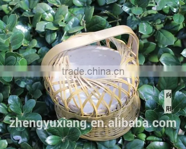 Handwoven Bamboo Decorative Basket for Planting photo-3