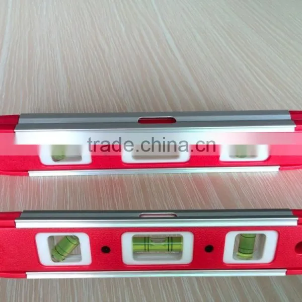 9'' High Quality Torpedo Level With Magnetic Strip Instrument Mini Spirit Level photo-2