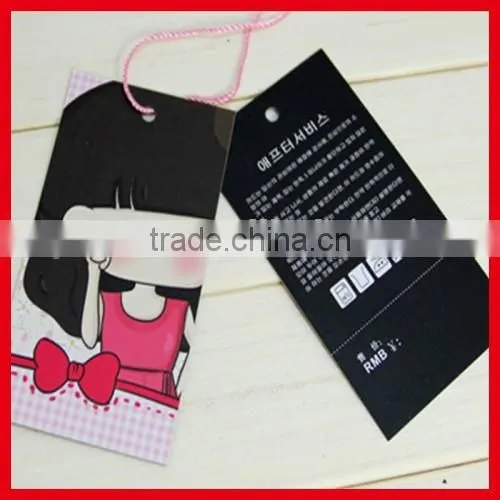 Hot Sale Various Custom Cardboard Clothes Hang Tag Wholesale photo-3
