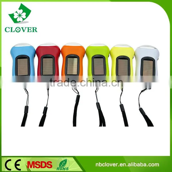 New Design ABS Material Dynamo 3 LED Mini Hand Crank Flashlight photo-6