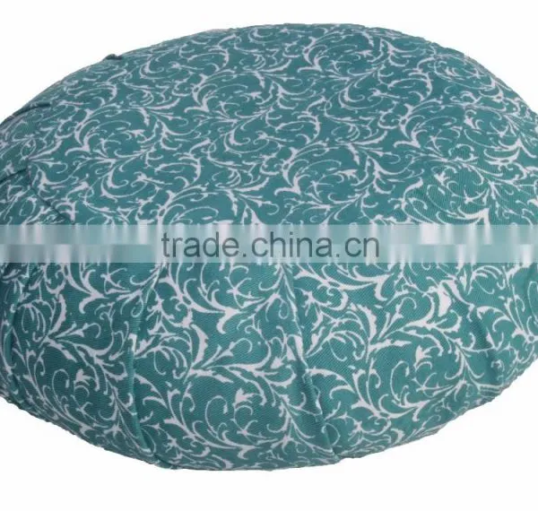 Full Print Turquoise Cresent Meditation Cushion photo-2