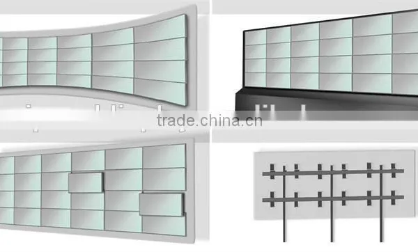 2015 Whosale 46 Inch Super Narrow/ Seamless Lcd Video Wall Lcd Display Wall for Indoor photo-3