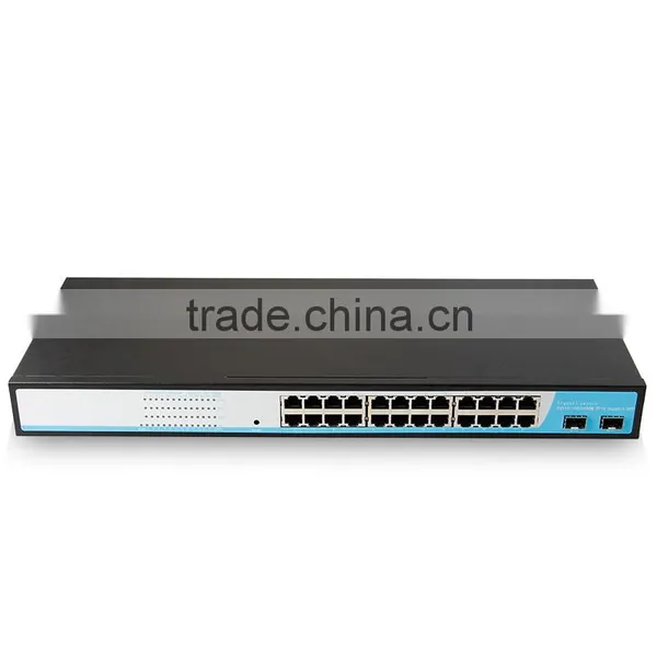 Shenzhen China OEM Factory Soho L2 24 Port Unmanaged Gigabit Switch